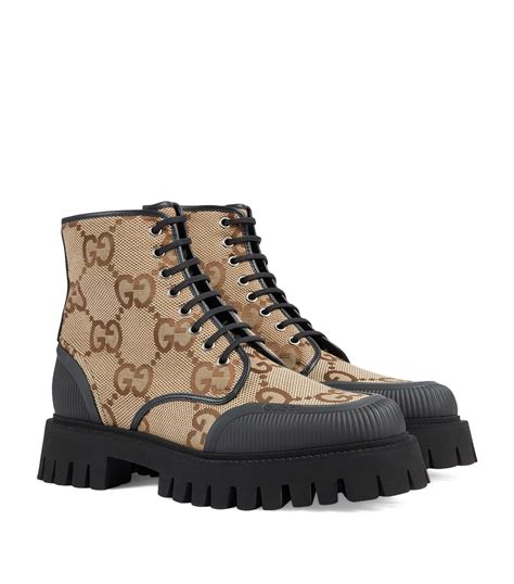 gucci canvas painting|Gucci canvas boots.